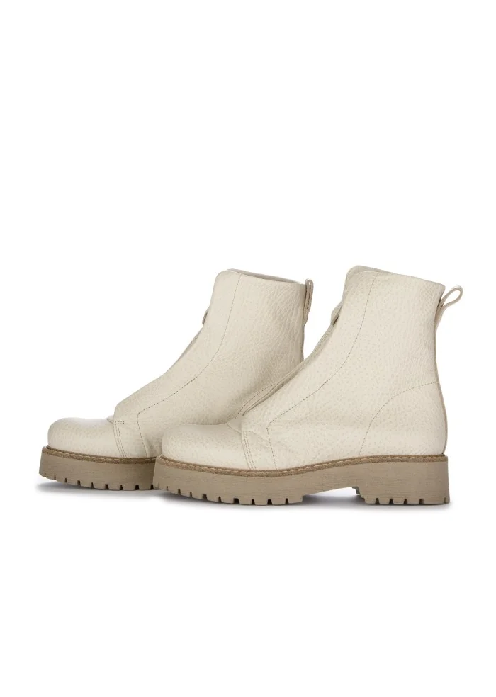 PATRIZIA BONFANTI | STIVALETTI KUNI ZIP BISONTE BEIGE 50% di sconto per tempo limitato