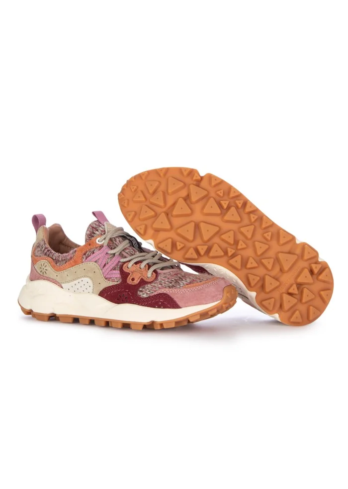 FLOWER MOUNTAIN | SNEAKERS YAMANO 3 KNITTING ROSA Convenienza