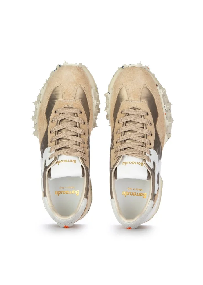 BARRACUDA | SNEAKERS IMPACT BEIGE METALLIZZATO Novità