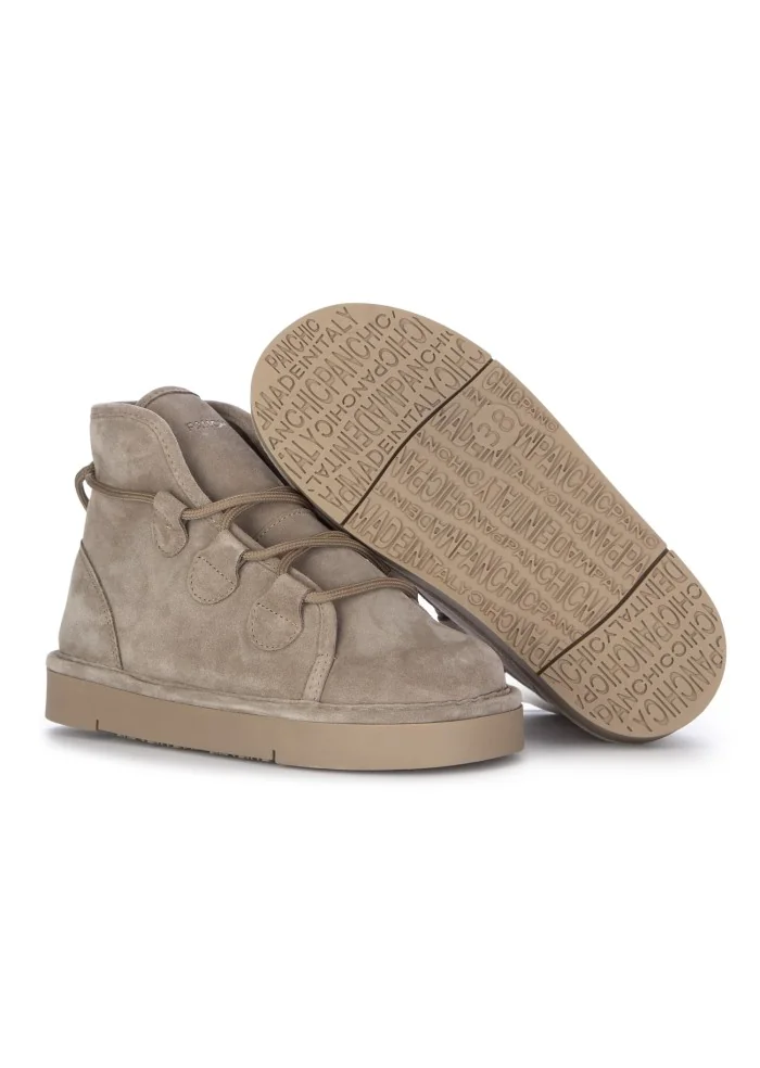 PANCHIC | STIVALETTI ALLACCIATI CAMOSCIO GRIGIO Online