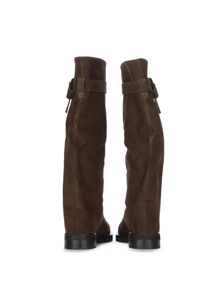 JUICE | STIVALI CAMOSCIO MARRONE Saldi Di Fabbrica
