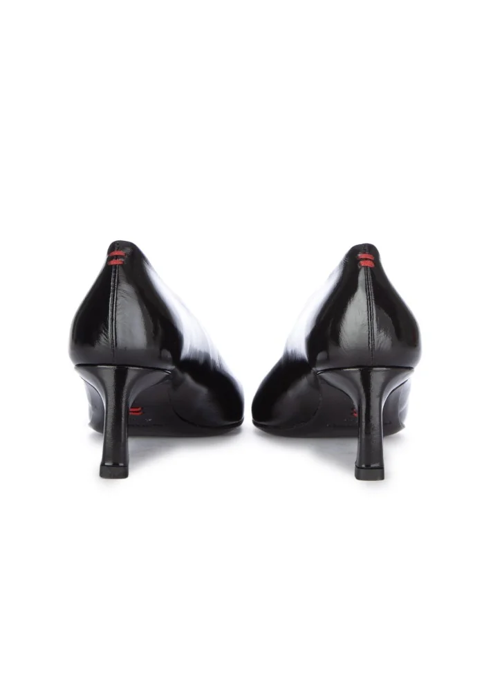 HALMANERA | SCARPE CON TACCO GLAZE NERO Nuova