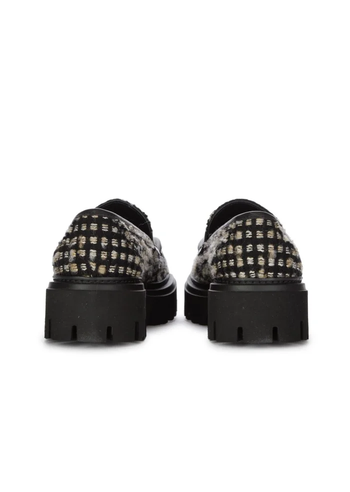 MAZE | MOCASSINI SARA STOCCOLMA FOUNTAIN NERO BEIGE Italy