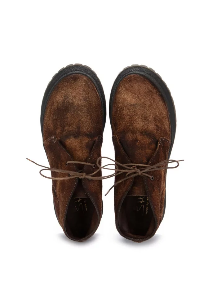 SHOTO | SCARPE ALLACCIATE ALCE CAMOSCIO MARRONE Acquista Ora