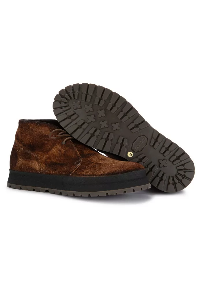 SHOTO | SCARPE ALLACCIATE ALCE CAMOSCIO MARRONE Acquista Ora