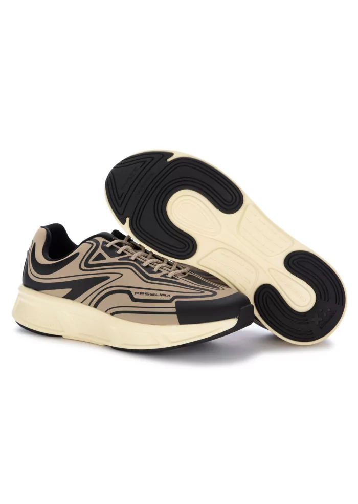 FESSURA | SNEAKERS IDROREPELLENTI NERO MARRONE Consegna Veloce