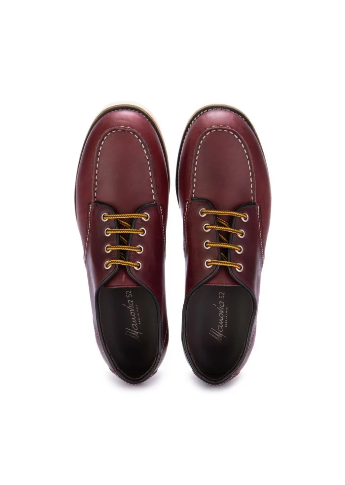 MANOVIA 52 | SCARPE ALLACCIATE COWBOY BORDEAUX Fino Al -60%