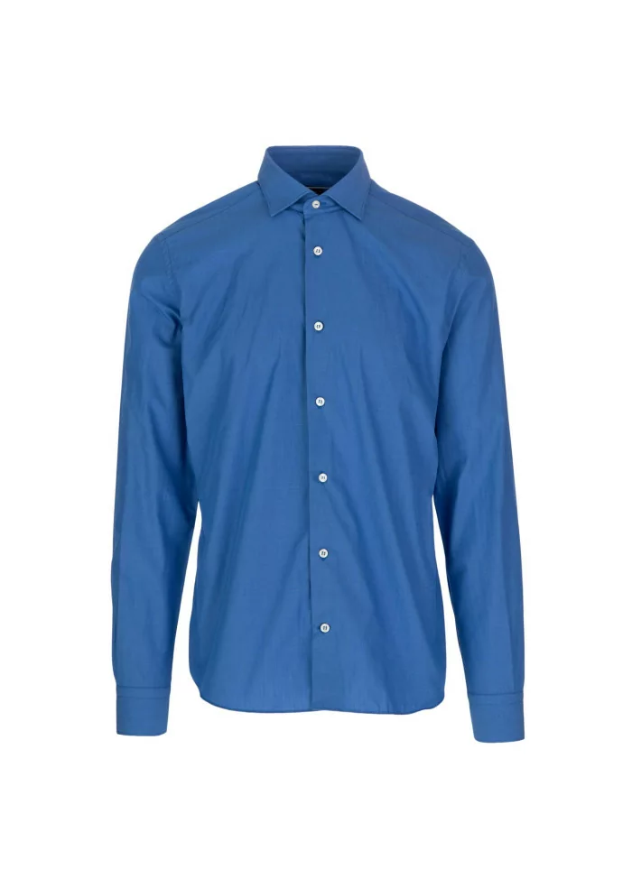 MASTRICAMICIAI | CAMICIA LUCA COTONE REGULAR FIT BLU CHIARO Sottocosto