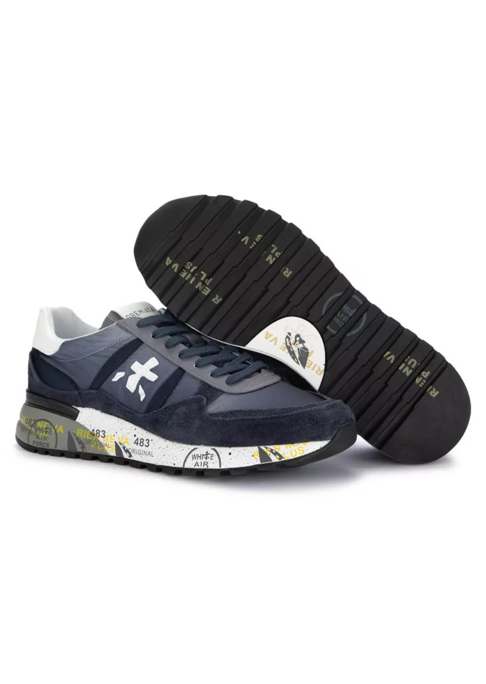 PREMIATA | SNEAKERS LANDECK CAMOSCIO NYLON BLU Novità