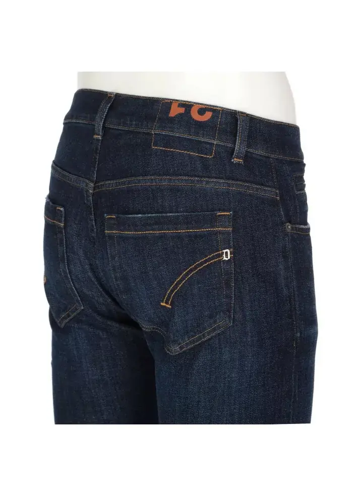 DONDUP | JEANS GEORGE SKINNY FIT BLU SCURO In Saldo
