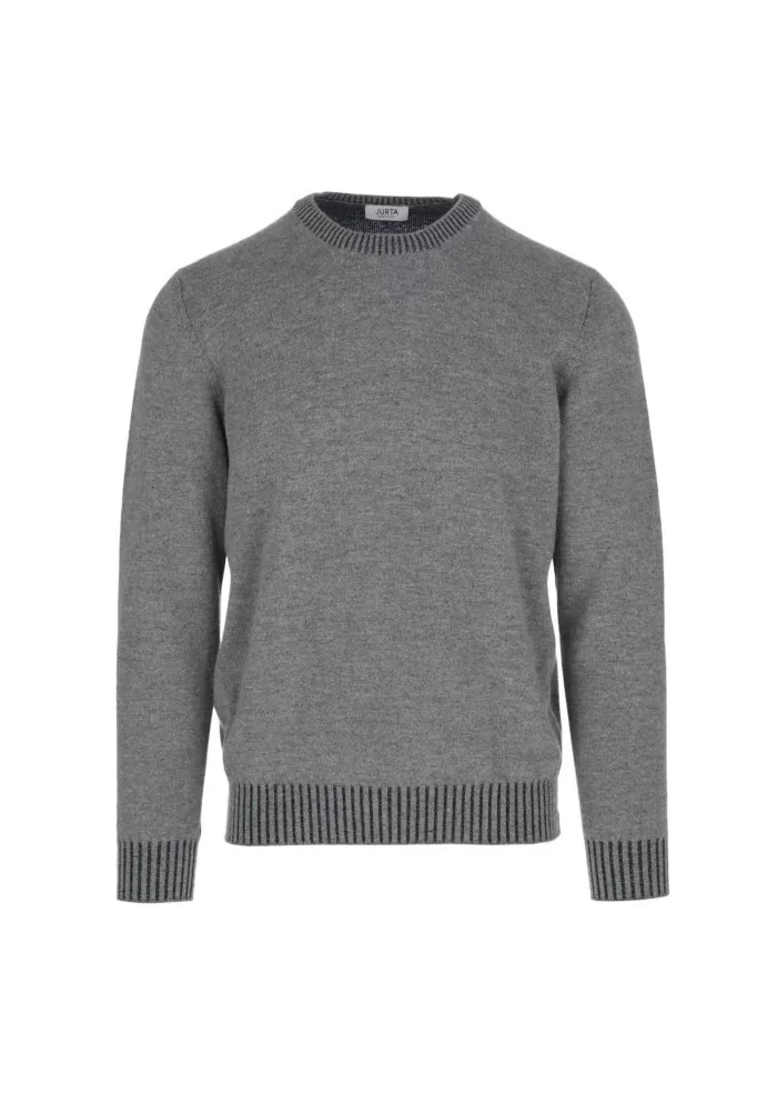 JURTA | MAGLIONE GOVA MERINO GRIGIO Nuovo