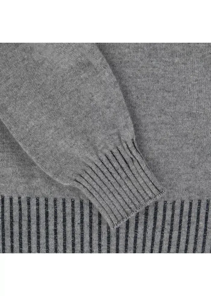JURTA | MAGLIONE GOVA MERINO GRIGIO Nuovo