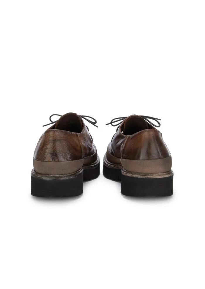 PAWELK'S | SCARPE ALLACCIATE BUFALO PELLE MARRONE Qualità Garantita