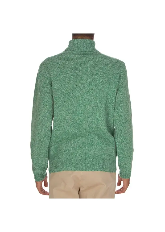 WOOL & CO | MAGLIONE DOLCEVITA VERDE Acquista Ora