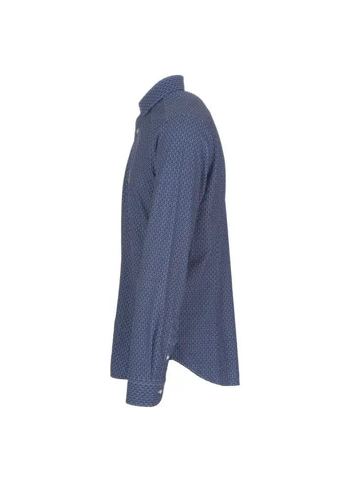 LIBERTY ROSE | CAMICIA SILVER TEC BLU Shopping Online
