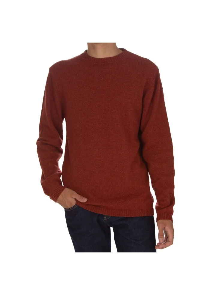 DANIELE FIESOLI | MAGLIONE GIROCOLLO ROSSO Presa