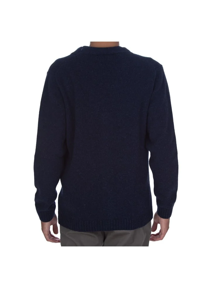 DANIELE FIESOLI | CARDIGAN SCOLLO A V BLU Sconto