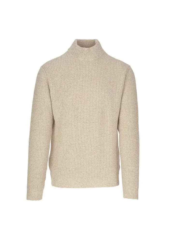DANIELE FIESOLI | MAGLIONE COLLO ALTO BEIGE Offerta