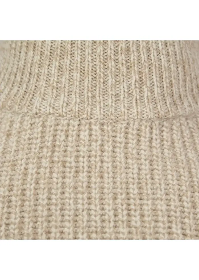 DANIELE FIESOLI | MAGLIONE COLLO ALTO BEIGE Offerta