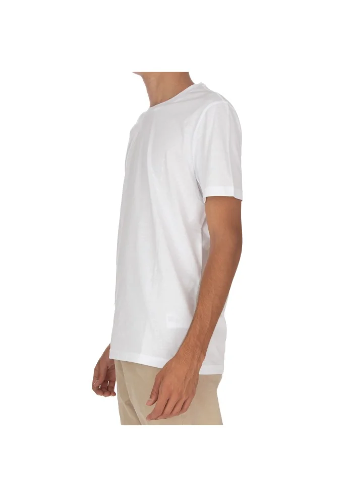DONDUP | T-SHIRT DETTAGLIO LATERALE BIANCO In Vendita
