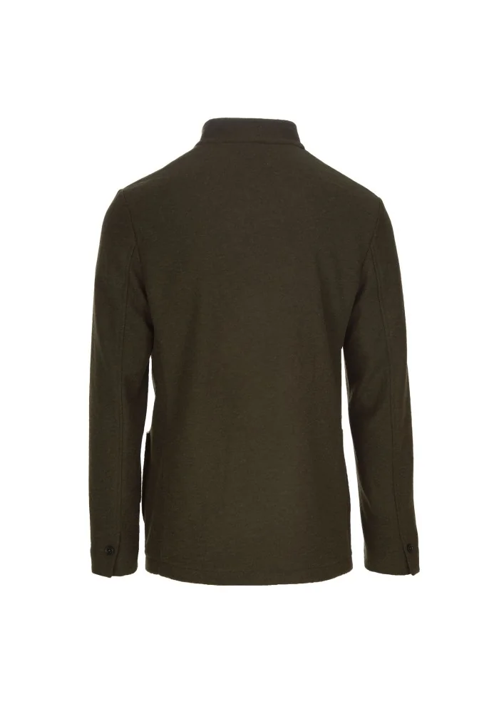 DISTRETTO 12 | GIACCA COREANA ISAIA VERDE Saldi Di Fabbrica