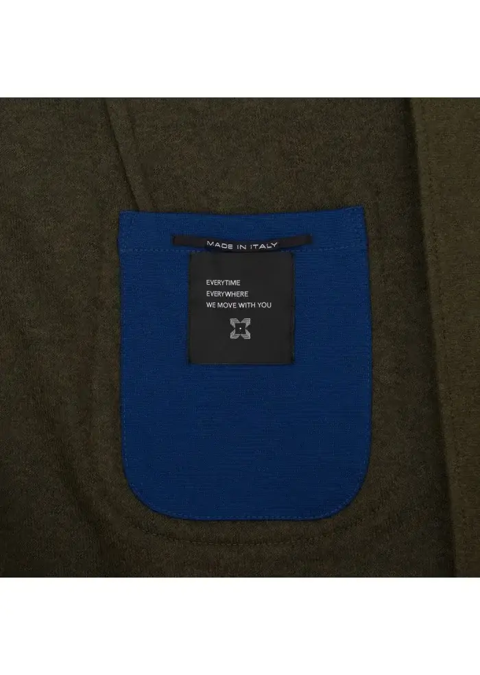 DISTRETTO 12 | GIACCA COREANA ISAIA VERDE Saldi Di Fabbrica