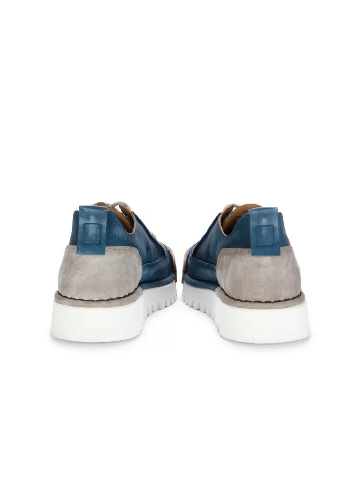 BNG REAL SHOES | SNEAKERS LA PATCH PELLE BLU JEANS I Più Venduti
