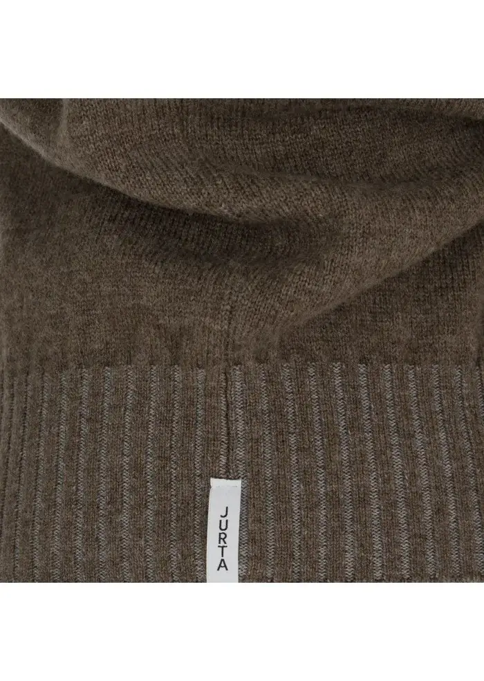 JURTA | MAGLIONE GIROCOLLO VANISE' MARRONE Nuova