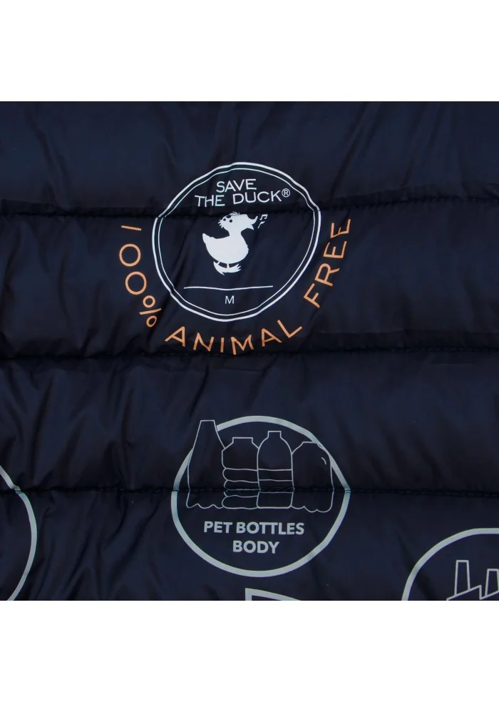 SAVE THE DUCK | GILET PIUMINO MIRO19 RHUS BLU Qualità