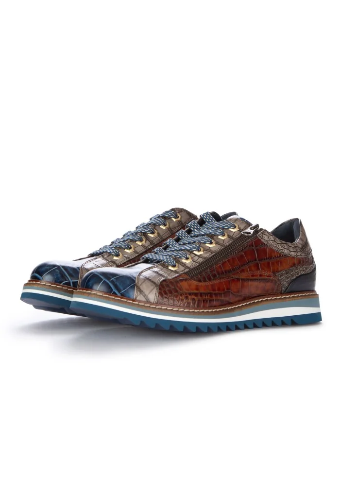 LORENZI | SCARPE ALLACCIATE BUGATTI COBALTO BLU MARRONE Negozi Online
