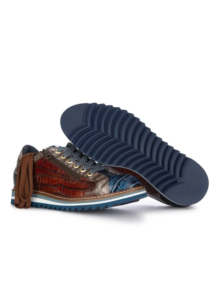LORENZI | SCARPE ALLACCIATE BUGATTI COBALTO BLU MARRONE Negozi Online
