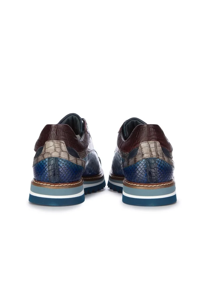 LORENZI | SCARPE ALLACCIATE DRILLO BLU Acquista Ora