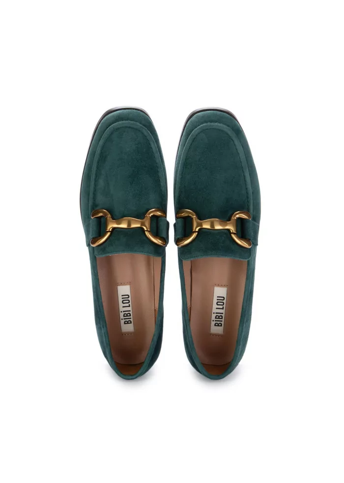 BIBI LOU | MOCASSINI ZAGREB CAMOSCIO VERDE SCURO Affare Del Giorno