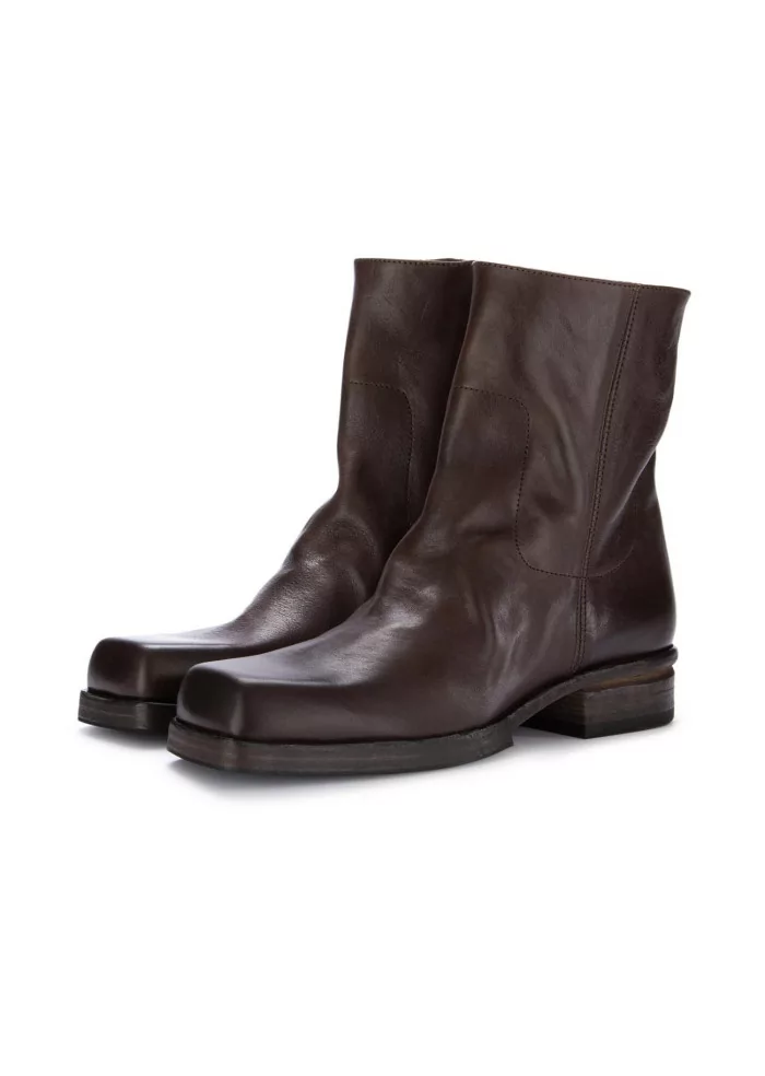 SHOTO | STIVALETTI PACO PELLE MARRONE SCURO Offerte