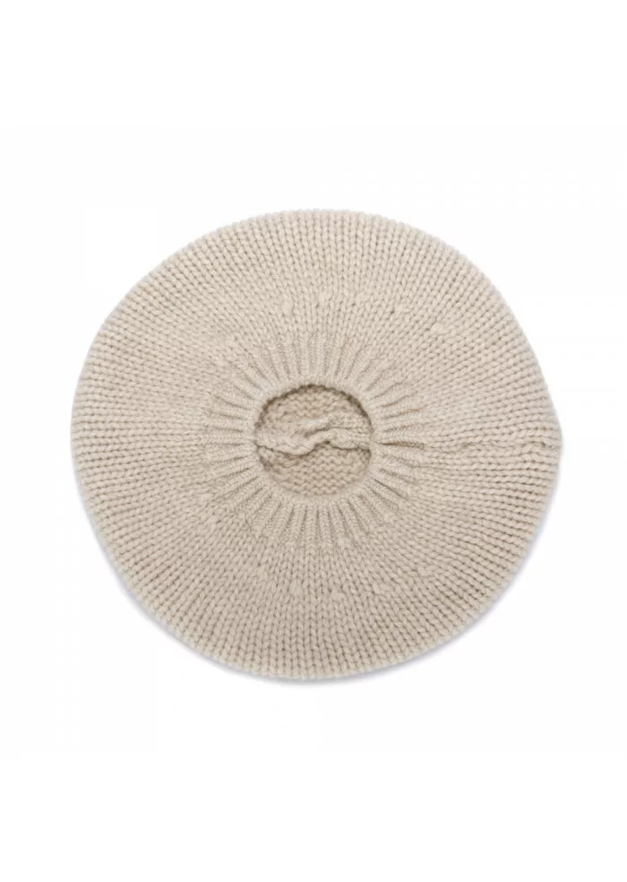 RIVIERA CASHMERE | BERRETTO BASCO BEIGE Vendita Calda