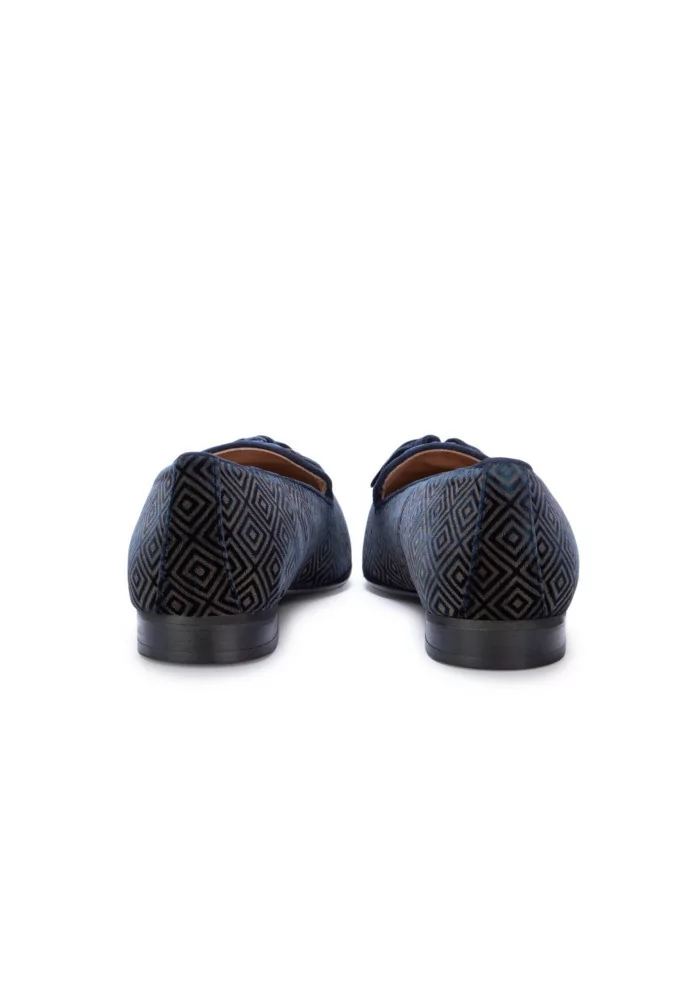 IL BORGO FIRENZE | SCARPE BASSE LETIZIA VELLUTO BLU MARRONE Moda