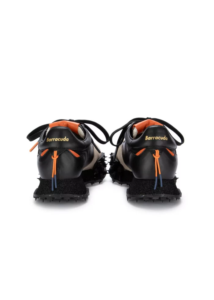 BARRACUDA | SNEAKERS PELLE CAMOSCIO NERO BEIGE 2025