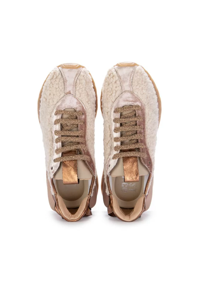 JUICE | SNEAKERS VELLUTO TEDDY BEIGE Qualità