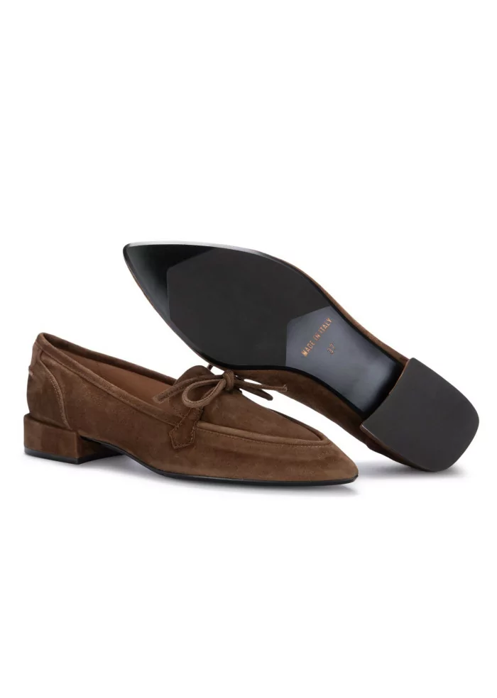 IL BORGO FIRENZE | SCARPE BASSE AMALFI CAMOSCIO MARRONE Vendita