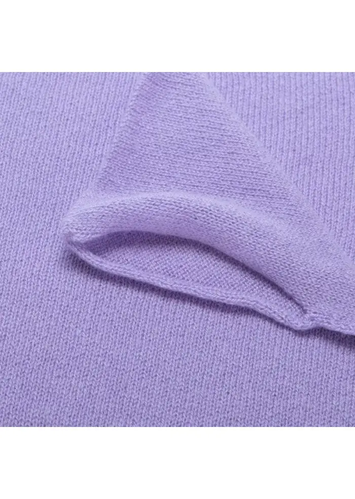 RIVIERA CASHMERE | SCALDACOLLO RASATO LILLA Spedizione Gratuita