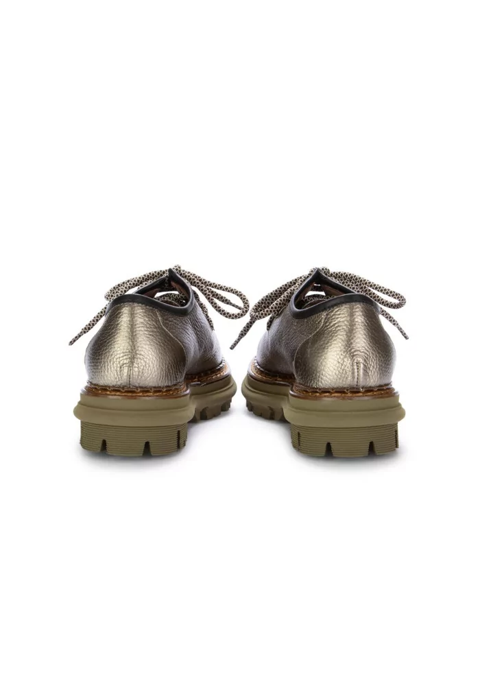 CATERINA C | SCARPE ALLACCIATE PELLE CAVALLINO BRONZO VERDE Negozi Online