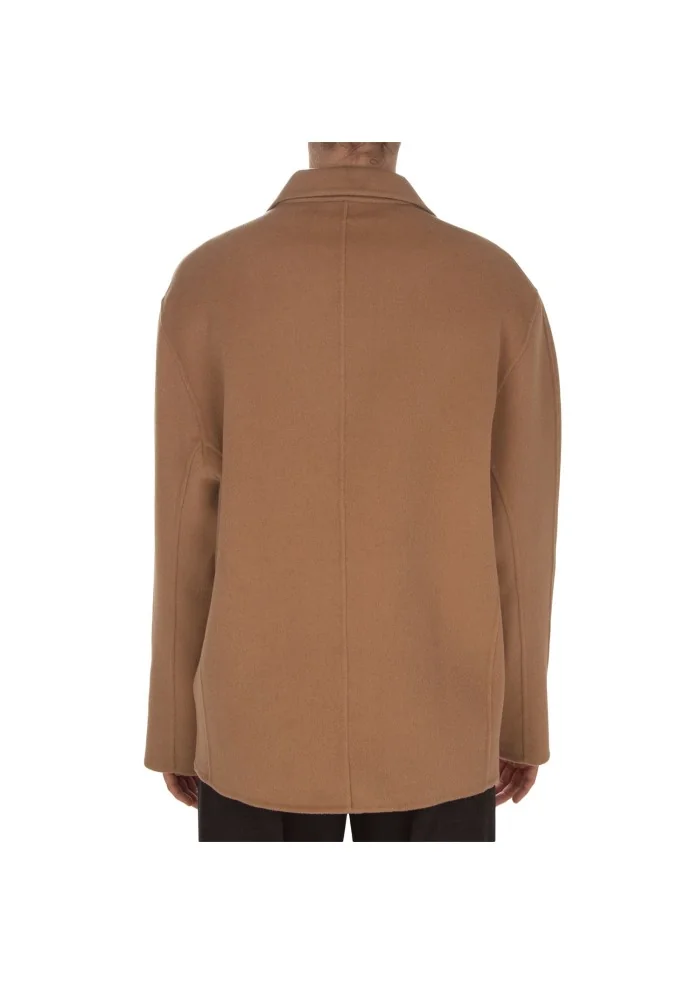 SEMICOUTURE | CAPPOTTO TASCHE MARRONE Prezzo Ridotto