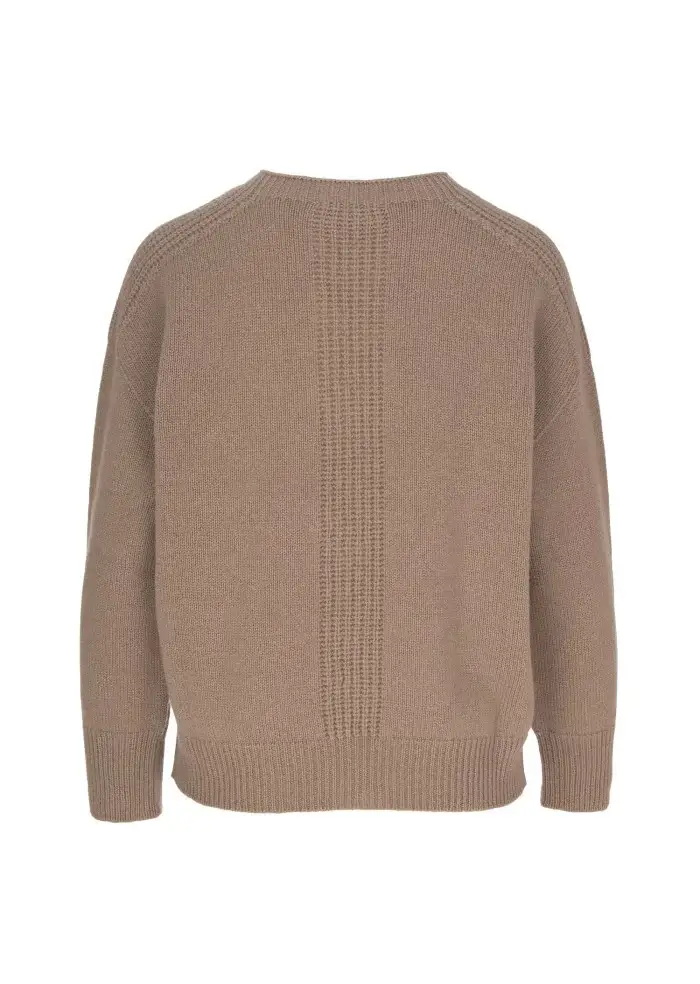 CASHMERE ISLAND | MAGLIONE PITIGLIANO GRIGIO TORTORA Sottocosto
