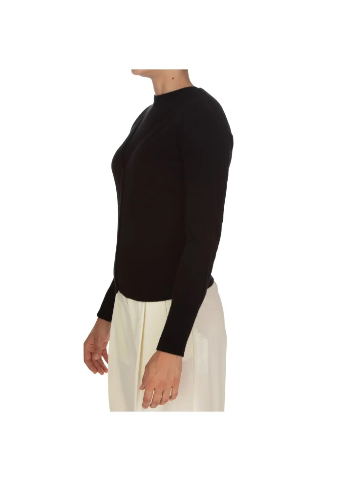 CASHMERE ISLAND | GILET E CARDIGAN KIT APPENNINO NERO Sconto