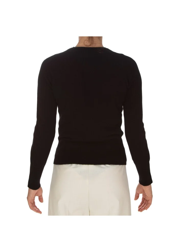 CASHMERE ISLAND | GILET E CARDIGAN KIT APPENNINO NERO Sconto