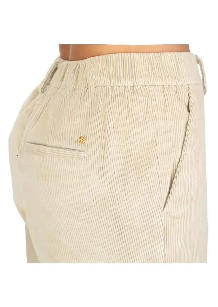 MASON'S | PANTALONI NEW YORK COZY STRAIGHT BEIGE Liquidazione