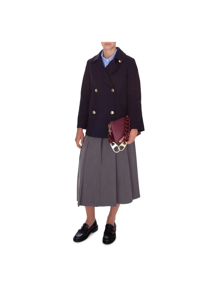 KARTIKA | CAPPOTTO DOPPIOPETTO BLU Prezzo basso