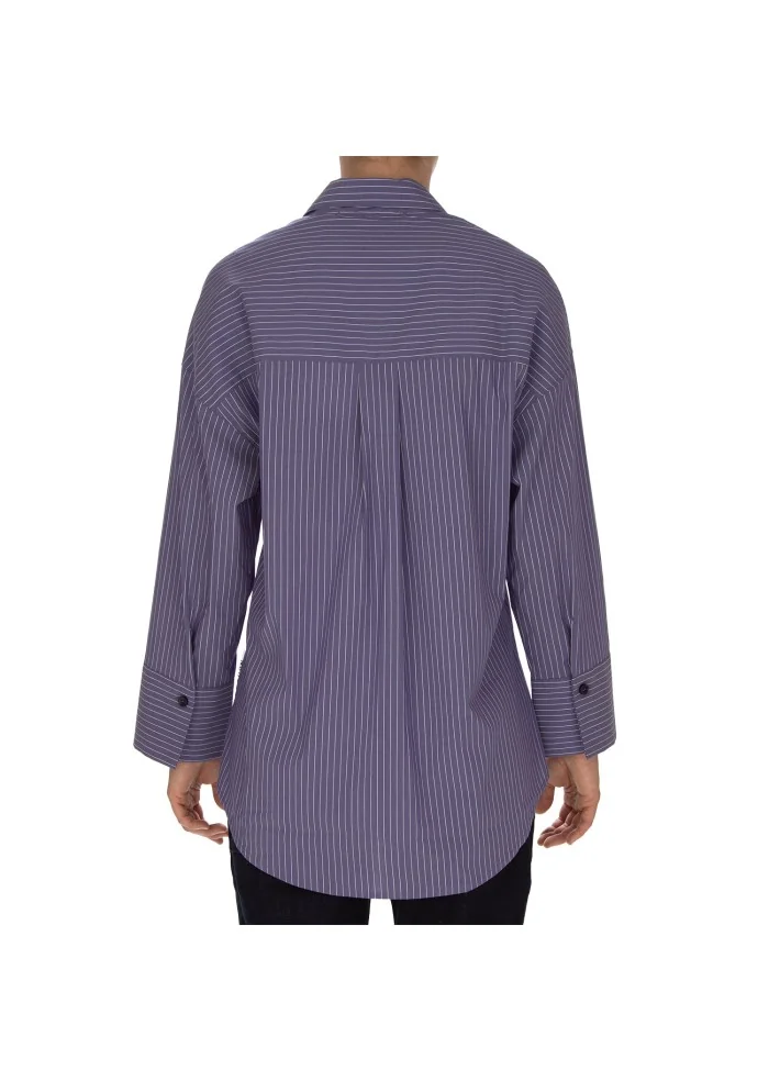 NOUMENO CONCEPT | CAMICIA A RIGHE VIOLA Ultimo giorno