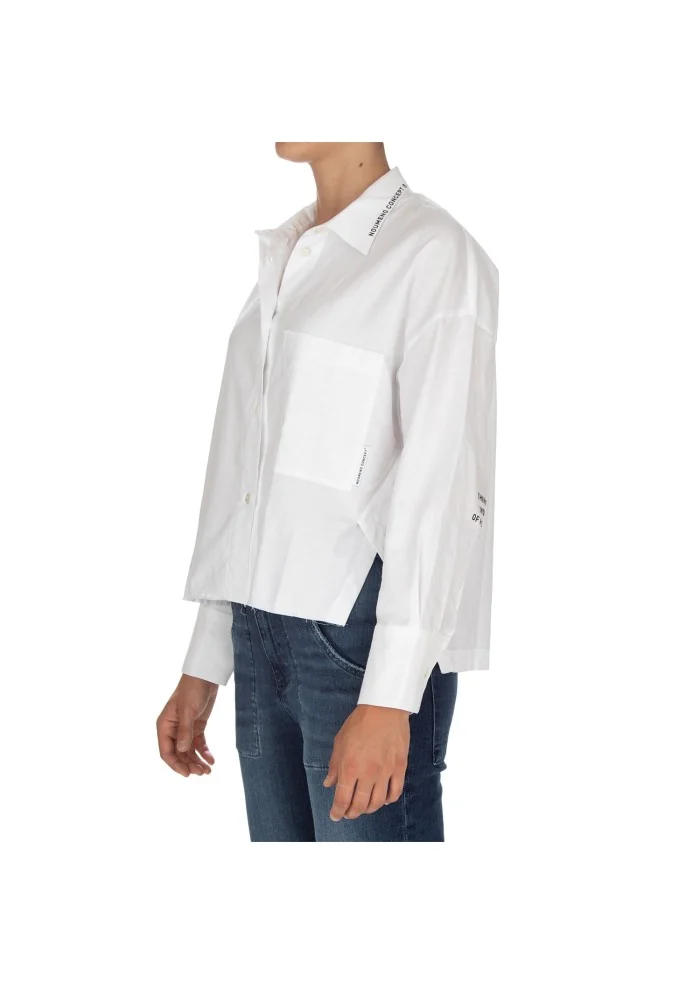NOUMENO CONCEPT | CAMICIA ASIMMETRICA BIANCO Fino al 65% di sconto