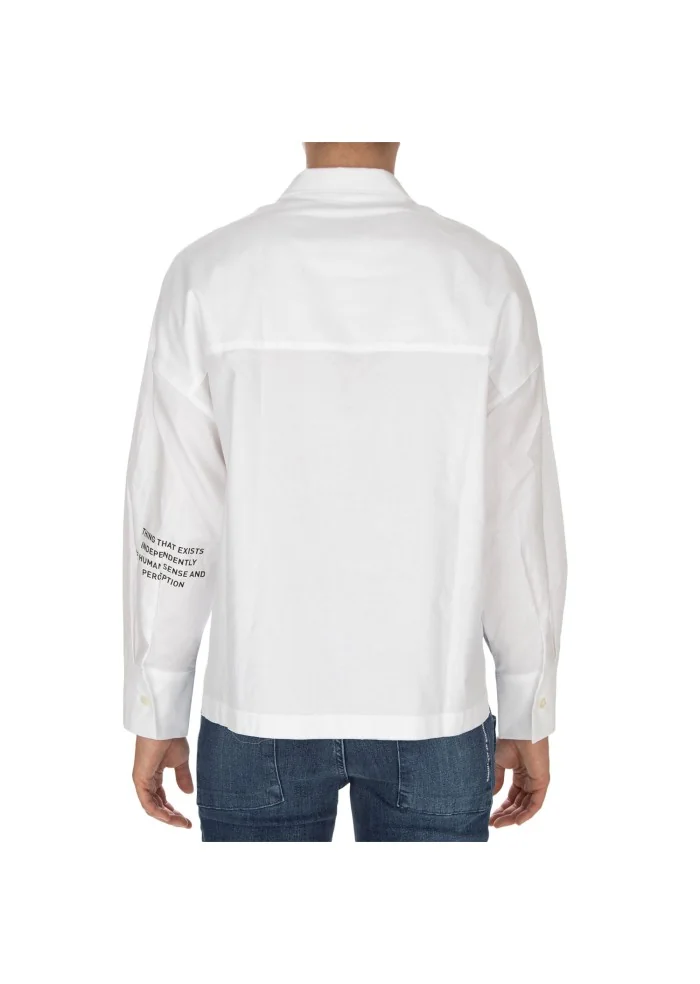 NOUMENO CONCEPT | CAMICIA ASIMMETRICA BIANCO Fino al 65% di sconto